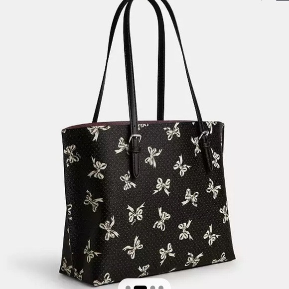 Coach Black and White Tote Bag - Picture 5 of 16